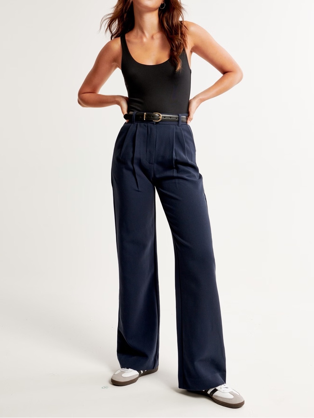 Abercrombie & Fitch Sloane Pants in Navy Blue Size 12